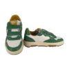 Sneaker in pelle con doppio velcro