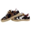 Sneaker in cavallino con lacci