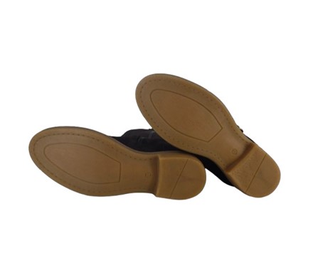 Stivale in pelle scamosciata con zip