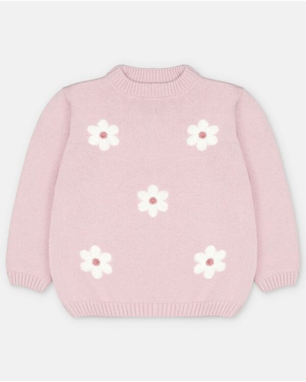Maglione con fiori