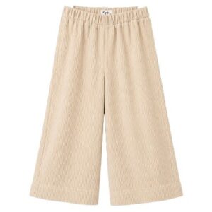 Pantalone gamba ampia in velluto a costine