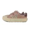 Sneaker in eco pelle con doppio velcro