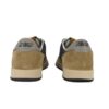 Sneaker in pelle e camoscio con doppio velcro