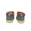 Sneaker primo passo in pelle e camoscio con doppio velcro