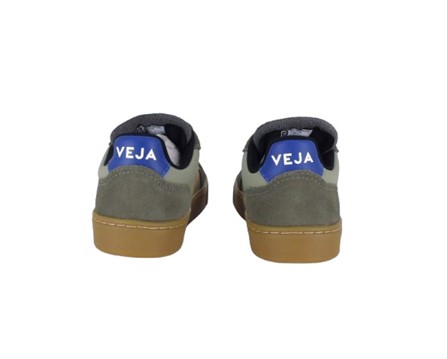 7A80D41389D33EB4DC80691B8B01516B_ Sneaker in pelle e camoscio con triplo velcro