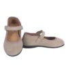 Ballerina in camoscio con clip