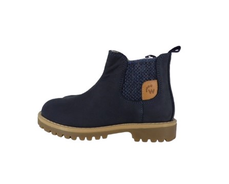 7DAFEB13A28181C4F5A2D8D5DE8A9B29_ Stivaletto in camoscio con elastico laterale e zip