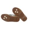 Sneaker in pelle con doppio velcro