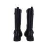 Stivale alto in ecopelle con zip