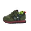 816AADD6B639BEC26C18C0FB067A0CC4_ Sneaker bassa in camoscio e tessuto con doppio velcro