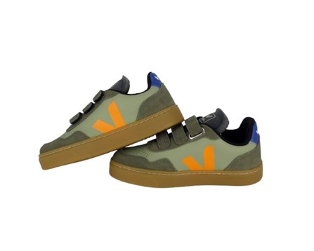 880FFB3A7C49D5609CE00D3AFDCC6EAC_ Sneaker in pelle e camoscio con triplo velcro