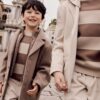 Maglione a righe