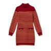 Vestito a lupetto in maglia