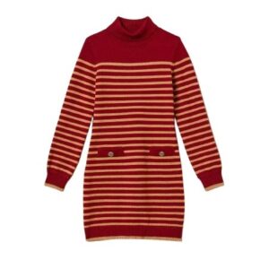 Vestito a lupetto in maglia