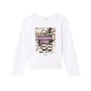T-shirt manica lunga con stampa