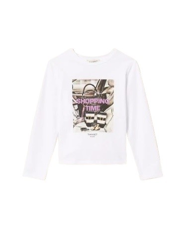 T-shirt manica lunga con stampa