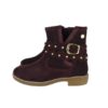 Stivaletto in pelle scamosciata con zip