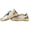 Sneaker in pelle con lacci