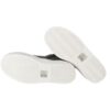 Sneaker alta in pelle e camoscio con lacci