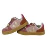 Sneaker in pelle e camoscio con triplo velcro