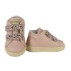 Sneaker primo passo in pelle con doppio velcro
