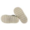 Sneaker primo passo in camoscio con lacci e zip
