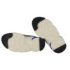 Sneaker in tessuto ed eco pelle con lacci elastici