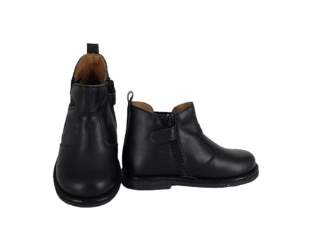 9F056DE9C26C224A885CD5688677B747_ Stivaletto in pelle con elastico e zip