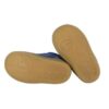 Sneaker primo passo in camoscio con doppio velcro