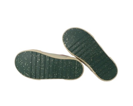 Sneaker in eco pelle con doppio velcro