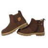 A2F3B693676491C516B6EF790688D82D_ Stivaletto in camoscio con elastico laterale e zip