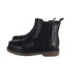 Stivaletto in pelle con elastico