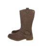Stivale in pelle scamosciata con zip