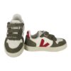 AC650258A33561D75D66A2DD2EEFF8FC_ Sneaker in pelle e camoscio con triplo velcro
