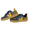 ADBB961E2BCA0D771F1100B3C8E80EAB_ Sneaker in pelle e camoscio con triplo velcro