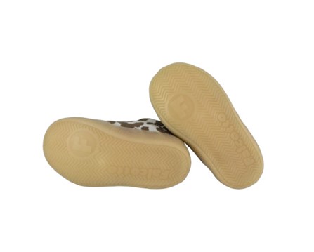 Sneaker primo passo in camoscio con doppio velcro