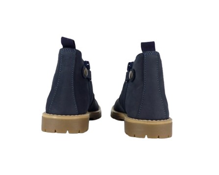 AE87B31067BD6B88D124B15F809801E3_ Stivaletto in camoscio con elastico laterale e zip