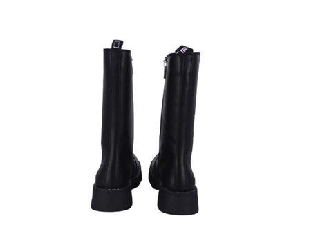Stivale in ecopelle con zip