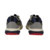 Sneaker in tessuto ed eco pelle con lacci elastici