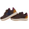 Sneaker in eco pelle e camoscio con doppio velcro