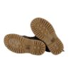 Stivale in camoscio con frange e zip