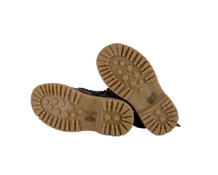 Stivale in camoscio con frange e zip