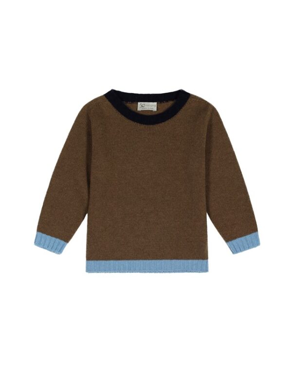 Maglione con bordi a contrasto