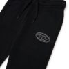 Pantalone a zampa in felpa con logo