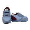 C0CCEA74C9AFE13E5C9B7F0A683E0605_ Sneaker bassa in camoscio e tessuto con doppio velcro