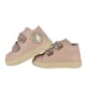 Sneaker primo passo in pelle con doppio velcro