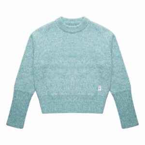 Maglione in misto lana e alpaca con polsini
