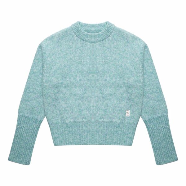 Maglione in misto lana e alpaca con polsini