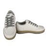 Sneaker in eco pelle con lacci