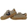 Sneaker in camoscio con doppio velcro